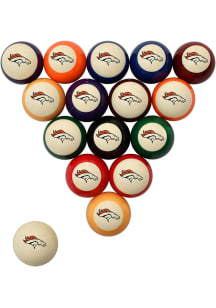Denver Broncos Retro Ball Set Billiard Balls