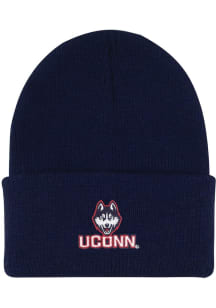 LogoFit UConn Huskies Navy Blue North Pole Youth Knit Hat