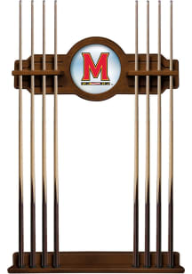 Maryland Terrapins Solid Wood Cue Rack Pool Table