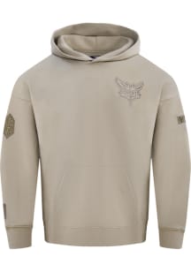 Pro Standard Charlotte Hornets Mens Brown Neutral Retro Fashion Hood