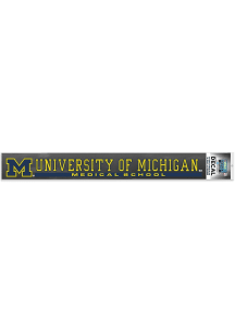 Michigan Wolverines Medical School Licensed Mark Auto Decal - Yellow
