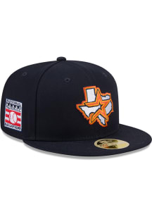 New Era Houston Astros Mens Navy Blue 2026 MLB Hall of Fame 59FIFTY Fitted Hat