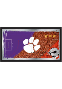 Clemson Tigers Soccer Hanging Back Bar Mirror