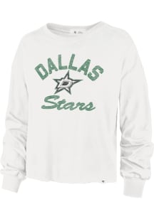 47 Dallas Stars Womens White Wrapped Up LS Tee