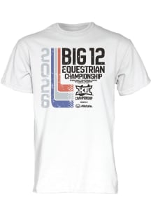 Blue 84 Big 12 White 2026 Big 12 Equestrian Championship Short Sleeve T Shirt