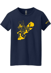 Summit Sportswear Drexel Dragons Womens Navy Blue Welcome Week 2018 Short Sleeve T-Shirt