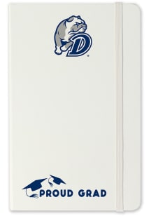 Drake Bulldogs Proud Grad Notebook - White