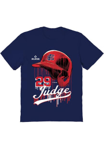 Aaron Judge  Vive La Fete Fresno State Bulldogs Youth Navy Blue Drip Short Sleeve T-Shirt