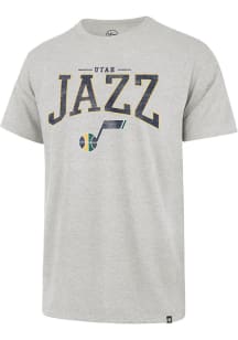 47 Utah Jazz Grey Full Rush Franklin Short Sleeve Fashion T Shirt