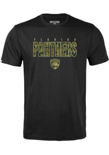 Levelwear Florida Panthers Youth Black Richmond Jr Protect Short Sleeve T-Shirt