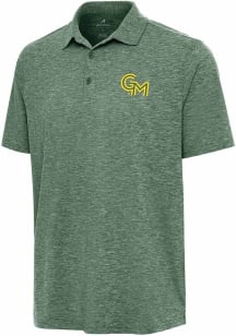Antigua George Mason University Mens Green Par 3 Short Sleeve Polo
