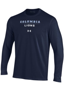 Under Armour Columbia College Cougars Navy Blue Performance Long Sleeve T Shirt