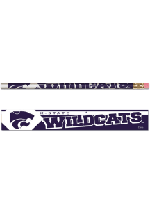 K-State Wildcats 6 Pack Graphic Pencil