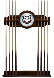 Georgia Bulldogs Mascot Solid Wood Cue Rack Pool Table