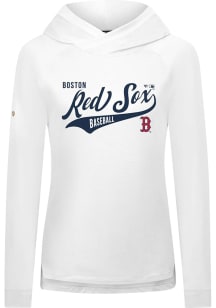 Levelwear Boston Red Sox Womens White Slender Glide Pullover