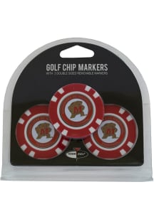 Maryland Terrapins Poker Chip 3 Pack Golf Ball Marker