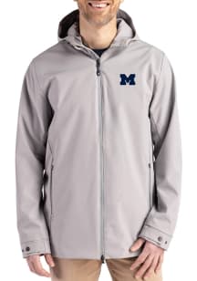 Cutter and Buck Michigan Wolverines Mens Grey Camano Light Weight Jacket