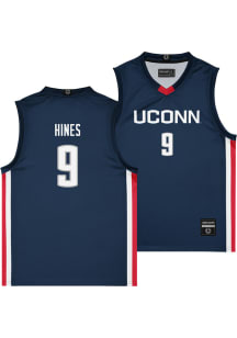 Na’Jai Hines  Campus Ink UConn Huskies Navy Blue NIL Jersey