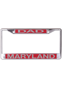 Maryland Terrapins Dad License Plate Frame - Red