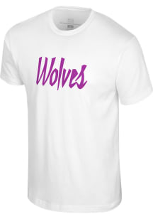 Minnesota Timberwolves White City Edition Short Sleeve T Shirt