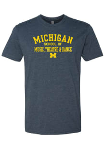 Michigan Wolverines Navy Blue School of Music, Theatre & Dance Short Sleeve T Shirt