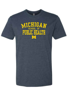 Michigan Wolverines Navy Blue School of Public Health Short Sleeve T Shirt