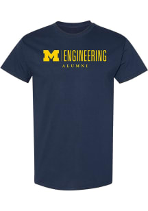 Michigan Wolverines Navy Blue Engineering Alumni Short Sleeve T Shirt