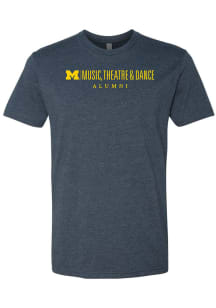 Michigan Wolverines Navy Blue School of Music, Theatre & Dance Alumni Short Sleeve T Shirt