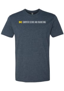 Michigan Wolverines Navy Blue Computer Science and Engineering Short Sleeve T Shirt