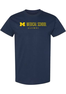 Michigan Wolverines Navy Blue Medical School Alumni Short Sleeve T Shirt