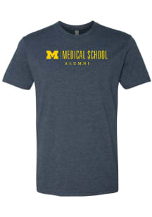 Michigan Wolverines Navy Blue Medical School Alumni Short Sleeve T Shirt