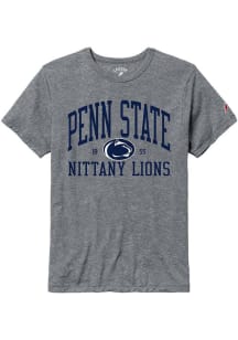 League Penn State Nittany Lions Charcoal All American Oversized Number One Short Sleeve T Shirt
