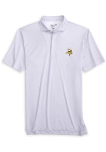 Johnnie O Minnesota Vikings Mens Purple Slade Short Sleeve Fashion Polo
