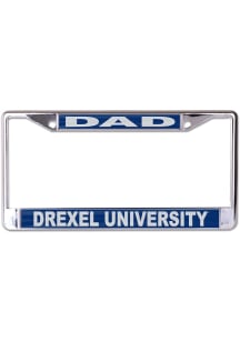 Drexel Dragons Dad License Plate Frame - Navy Blue
