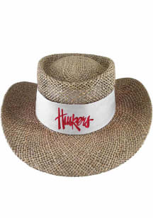 LogoFit Nebraska Cornhuskers White Tournament Mens Bucket Hat