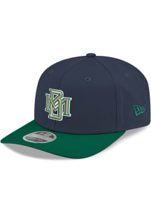New Era Milwaukee Brewers Alt Interlocking MB 2T Stretch Snap 9SEVENTY Adjustable Hat - Navy Blue