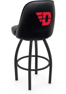 Dayton Flyers Padded Swivel Pub Stool - Black