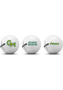 George Mason University 3 Pack Golf Balls