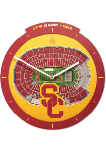 USC Trojans 3D Wall Clock