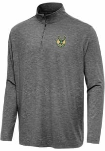 Antigua Milwaukee Bucks Mens  Hunk Long Sleeve Qtr Zip Pullover
