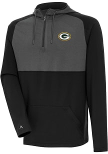 Antigua Green Bay Packers Mens  Fearless 1/4 Long Sleeve Qtr Zip Pullover
