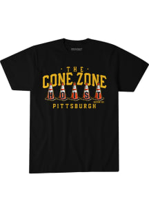 Pittsburgh Pirates Black BreakingT Cone Zone Short Sleeve Fashion Player T Shirt