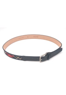 Harvard Crimson Leather Mens Belt