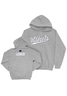 Harmony Leiker K-State Wildcats Mens Grey NIL Script Player Hood