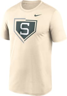 Nike Michigan State Spartans Natural Legend Baseball Short Sleeve T Shirt