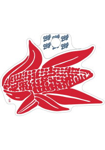 Nebraska Cornhuskers Corncob Stickers - Red