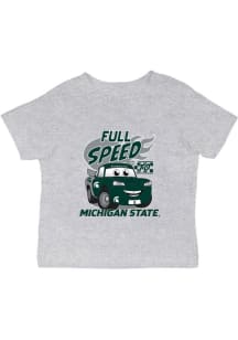 Vive La Fete Michigan State Spartans Infant Full Speed Short Sleeve T-Shirt Grey