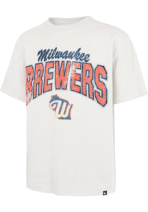47 Milwaukee Brewers White City Connect Birch Foundation Short Sleeve Fashion T Shirt