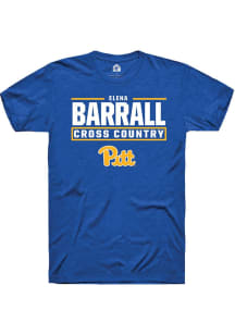 Elena Barrall Pitt Panthers Blue NIL Stacked Box Short Sleeve Player T Shirt