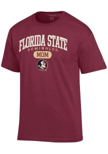 Champion Florida State Seminoles Red Pill Box Mom Jersey Short Sleeve T Shirt